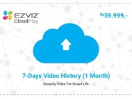 Berkualitas Ezviz Cloud Play Storage 24 Jam Rekaman Full 7 Hari