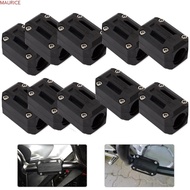 MAURICE 2pcs Motorcycle Decorative Block, Protection Plastic Motorcycle Bumper Parts Block, Black Motorcycle Parts Engine Guard Block Engine Guard Decorative Block Engine Guard