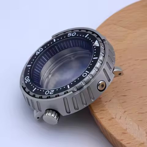 Tuna Canned Watch Case Fit NH35 NH36 4R35 4R36 NH35 NH36 Movement Men's Watch Repair Water Resistanc