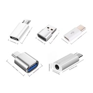 5pcs USB to USB C Adapter - USB C to USB 2.0 OTG - Micro USB to USB C - USB C to 3.5Mm Audio Adapter