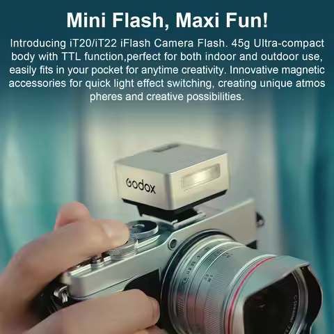 GODOX iT20S Mini Camera Flash with TTL function for Sony cameras (TTL Auto Flash)