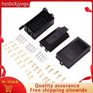 【hzsbckjyxgs】Fuse-Relay Box 5-Fuse Holders 6 Relay Block Holders Fuse-Block 12V Fuse-Box Car