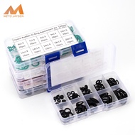 [Ready Stock & COD] Black NBR Rubber O ring 10 Sizes 150pcs 1mm 1.5mm 1.9mm Thickness Durable Oil Re