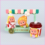 HK2 6pcs TWINKLE TWINKLE McDonald's Co-Branded Burger Fries Action Figure Fashionable Cartoon Blind 