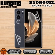 Hydrogel Front + Back Screen Protector Vivo V11 Pro / V11 / V11i / V15 / V15 Pro / V17 / V17 Pro / V
