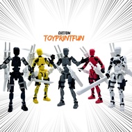 Dummy13 Custom Assembly Toy Model 3d Printed Movable Joints Dummy 13 Action Figure