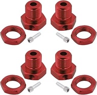 HobbyPark Aluminum 17mm Hex Wheel Hubs Adapter for 1/10 Traxxas E-Revo Summit T-Maxx Revo 3.3 2.5 Sl