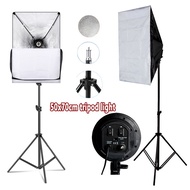 Softbox lampu softbox lighting stand studio light box lighting studio 50x70cm tripod light Socket La