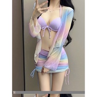 Bikini 4 Piece, plain fabric color, standard QCCC-HH210