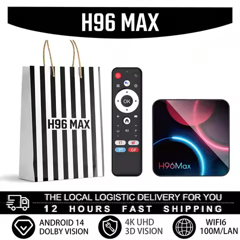 TV Box Android14 Allwinner H313 Quad Core Cortex A53 Support 4K Video 4K BT5.0 Wifi Google Voice Med