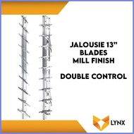 ▤ ♖ ▩ Jalousie Frame 13 Blades for Louver Window 1 Pair