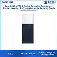 SAMSUNG 476L 2 Doors Bespoke Top Mount Digital Inverter Refrigerator with Optimal Fresh RT47CB66448A