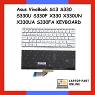 Asus VivoBook S13 S330 S330U S330F X330 X330UN X330UA S330FA S330FN S330FL S330UA S330UN Backlit Key