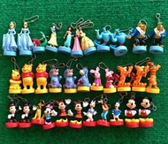 Disney迪士尼公仔跳棋、吊飾 共33隻 贈鬼滅之刃筆袋