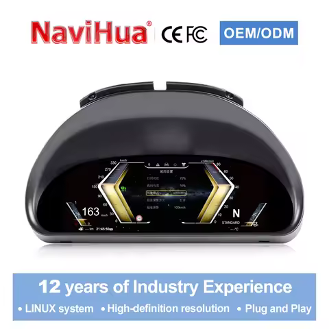 Lcd Digital Dashboard Cluster Digital For 1999-2006 BMW old X5(E53/E39 Universal) Car speed table Vi