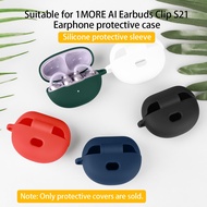 for 1MORE AI Earbuds Clip S21 Earphone protective cover silicone casesimple anti drop earphone case
