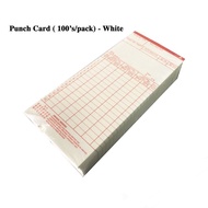 Punch Card Time Recorder Card