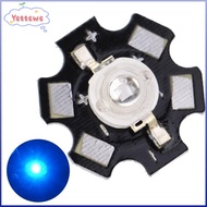 YVETTPH 25PCS LED Chips, 3W Power Ultraviolet Chip 3W LED Chips, Compact Aluminium Base 25PCS 395nm-