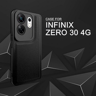 Infinix Zero 30 4G Case Softcase LEATHER BLACK CAMERA PROTECTION Case Casing Hp Infinix Zero 30 4G