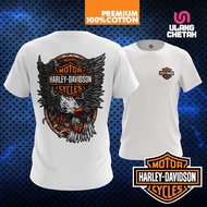Harley Davidson Motorcycle D01 - Tshirt Unisex 100% Premium Cotton