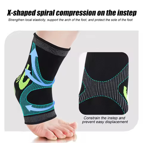 1pc Ankle Brace for Joint Pain Relief, Sprained Ankle Support, Arthritis, Inflammation Relief, and C