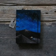 Our family with the galaxy. Notebook Handmade notebook Diary 筆記本 journal