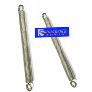 Per tarik pegas baja galvanis kawat 3mm od 25,4mm panjang total 500mm