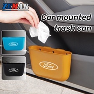 Ford Car Inside Trash Can Hanging Dustbin Storage Box Organizer Car Accessories Mini Garbage Can For