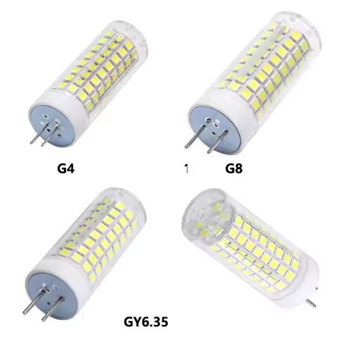 6pcs 110v 220v Dimmable 10w LED Corn Bulb G4 G9 E12 E14 BA15D G8 GY6.35 E17 Chandelier Droplight rep