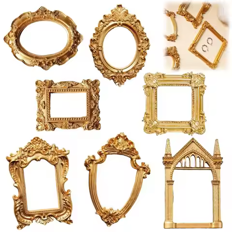 Creative Gold DIY Shadow Box Frame DIY 3D Memory Display Frames Wedding Photo Display Frames Gifts