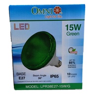 Omni 15W LED PAR 38 Lamp E27 220V Green LPR38E27-15W/G
