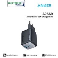 Anker GaNPrime Charger 67W GaN Prime 65W PD PPS 45W 25W - A2669