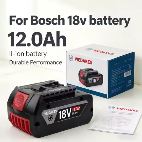 For BOSCH Authentieke 18V 6000mAh LITHIUM-ION BATTERY GBA 18V 12.0Ah 18V Professionele GBA GSR GSB B