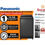 (Free Delivery Kedah,Penang & Perlis)Panasonic 11.5KG/13.5KG Inverter Top Load Washing Machine NA-FD