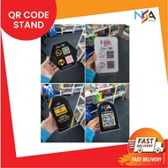 QR Code Standee Cashless Maybank MAE Stand Payment Duitnow Scan