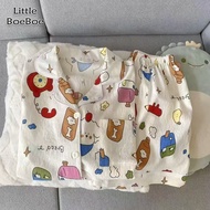 LITTLE BOEBOE - Aurora Pajamas | Short Sleeve Pajamas Short Pants SleepwearWanita