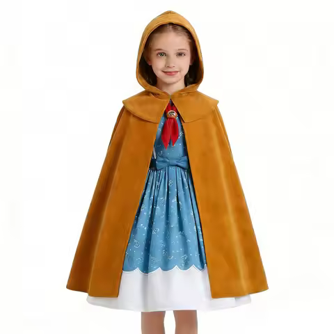 Fantasia S5 Holly Wheeler Cosplay Girls Dress Cloak 2026 TV Disfraz Costume 6 to 14 Years Carnival P