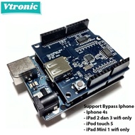 IPHONE Arduino Uno + USB Shield 2.0 For Bypass Apple Ipad Lock Icloud 4siphone Mini 1 3/ Ipod touch 