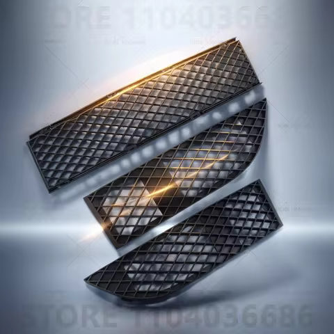 For 2003 2004 2005 2006 2007 2008 E65 E66 BMW 750i 750Li 760i 760Li Alpina B7 Front Bumper Grill Gri