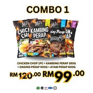 MILS COMBO 01 | KAMBING PERAP 350G DAGING PERAP 500G AYAM PERAP 600G CHICKEN CHOP 1PC