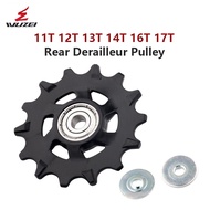 WUZEI Bicycle Pulley 11T 12T 13T 14T 16T 17T Rear Derailleur Pulley Road Bike Jockey 7-12 Speed Guid