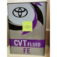 Toyota Auto Transmission CVT Fluid Type FE/Toyota Motor Oil (TMO) CVT FE (4L) Altis Estima Wish Harr