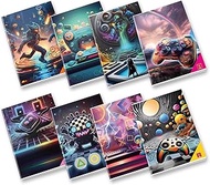 Pigna, Maxi Electronic Games Notebook A4 21 x 29.7 cm 80 Pages + Lead Edge 80 gsm Paper Inside 1R Mi