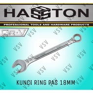HASSTON Wrench 18mm Combination Wrench 18mm Ringpas 18mm Spanner