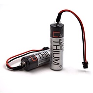 elxjar (2-Pack) 3.6V ER6V Battery Compatible with Toshiba PLC Battery in Factory Bag ER6VC119A/119B 