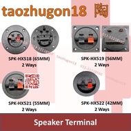 Speaker Terminal Red Black Round Square 42mm 55mm 56mm 65mm | Audio Speaker Jack Plug Socket Connect