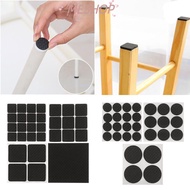 MESHOPMY 1/4/9/16PCS Furniture Leg Pads Square Round Anti-slip Mat Self Adhesive Table Feet Covers