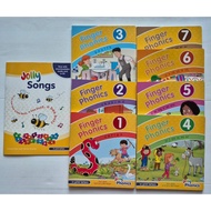 Set of BB Finger Phonics Book 1-7 & Jolly Songs and CD: In Print letters