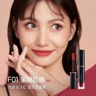 Caslan Kiss Lip Glaze Medium Sample 2pcs 1g Pack Lipstick Matte Surface Not Easy to Fade Dip Cup Not