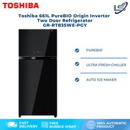 TOSHIBA 661L 2 Doors Fridge GR-RT835WE-PGY(GG) / GR-RT835WE-PGY(XK) Inverter Refrigerator